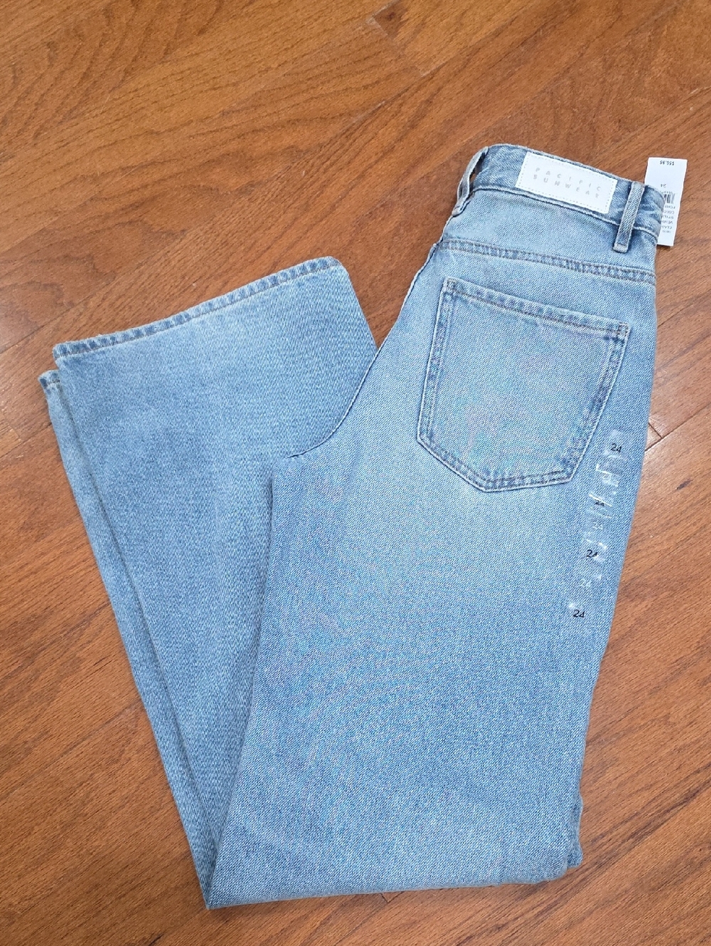 Pacific Sunwear Light Blue Wide Leg Women's Jeans